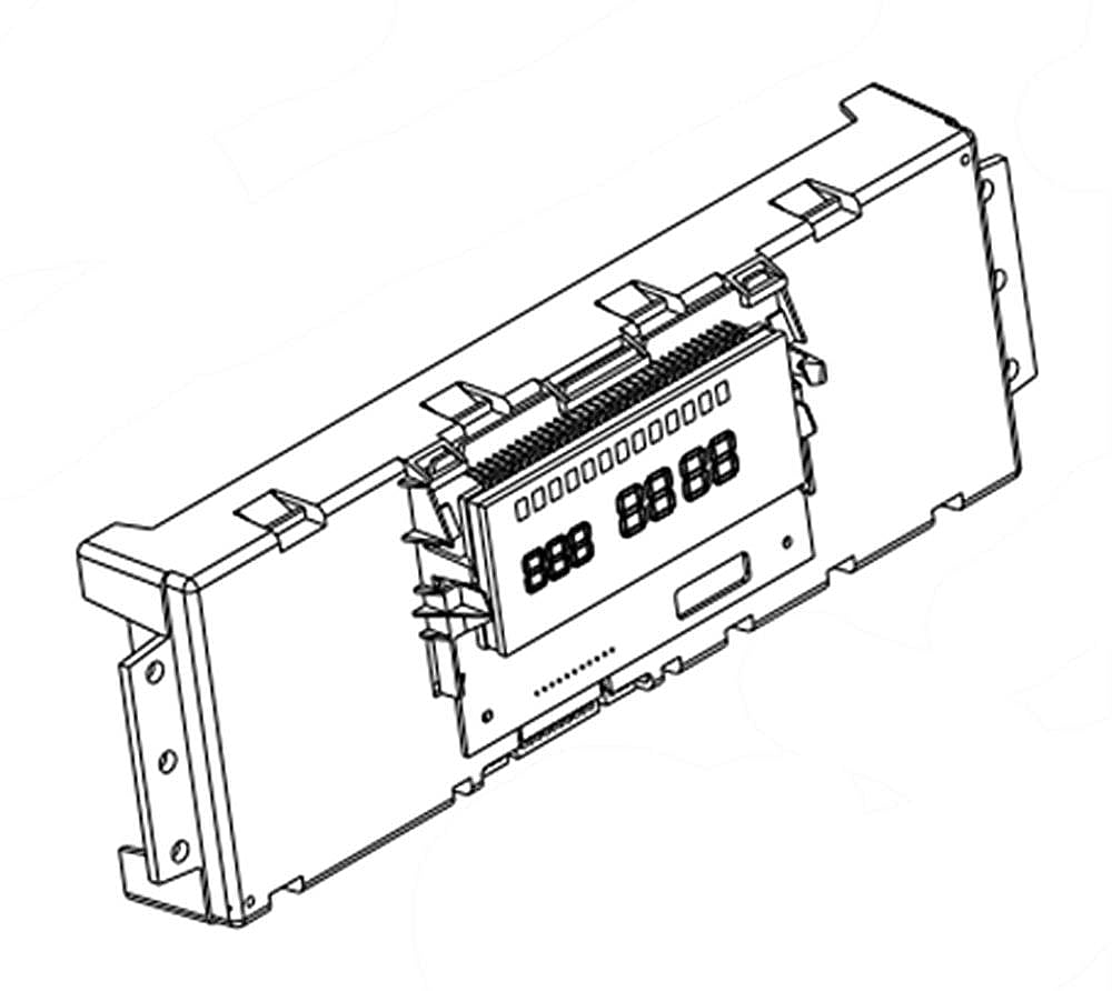 Photo of GE Part #wpw10340324, Ran Oven Control Board | 11.75 x 5.25 x 5.75 from Repair Parts Direct
