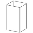 Range Hood Flue Cover, Lower for Whirlpool GXI6536DXS0 - Part W11321565