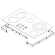 Cooktop Main Top Assembly (stainless) for Whirlpool G7CE3655XB01 - Part WPW10365145