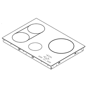 Cooktop Main Top (stainless) WPW10396621