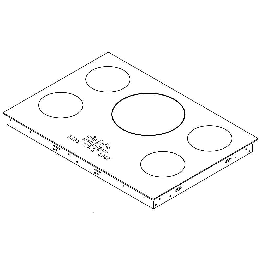 Part #wpw10396765, Range Main Top | 40.00 x 6.82 x 30.32