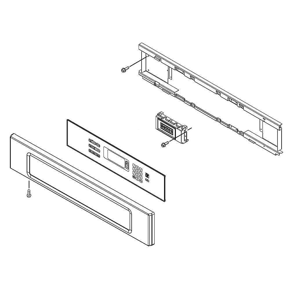 Part #wpw10420954, Microwave Control Panel Assembly / 6.50 x 3.25 x 36.00