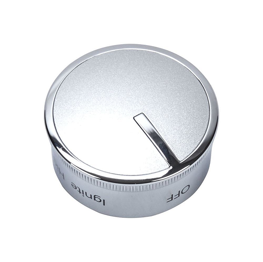 Part #wpw10467316, Range Surface Burner Knob (White Ice) | 2.00 x 2.00 x 1.00