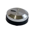 Cooktop Burner Knob (black) for KitchenAid KGCK306VSS02 - Part WPW10484149
