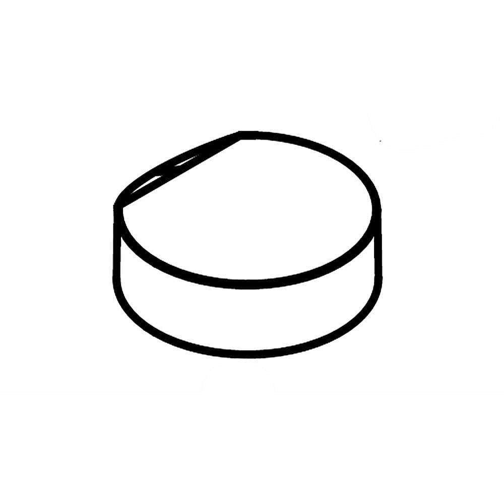 Part #wpw10505764, Range Surface Burner Knob (Stainless) / 1.00 x 1.00 x 1.00