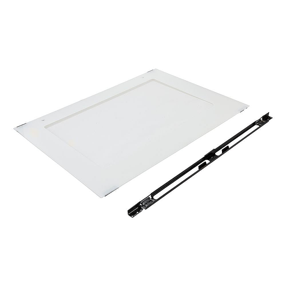 Part #wpw10535777, Range Oven Door Outer Panel (White) (Replaces W10535777) / 32.50 x 25.25 x 2.25