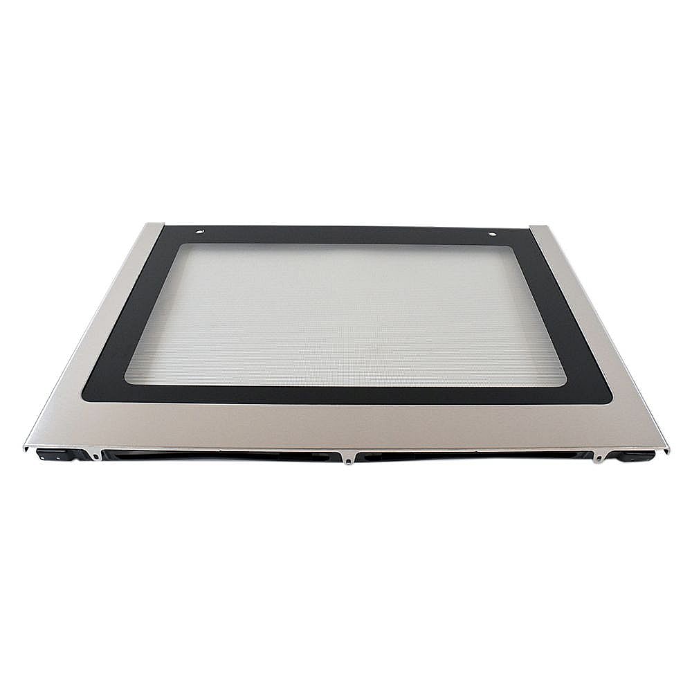 Part #wpw10535793, Range Oven Door Outer Panel (Stainless) | 35.75 x 27.50 x 4.25