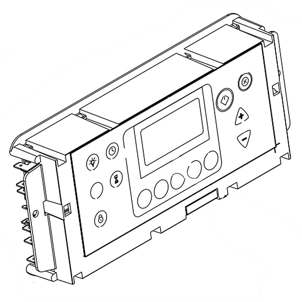 Part #wpw10586726, Range Oven Control Board And Clock | 12.00 x 5.25 x 5.75