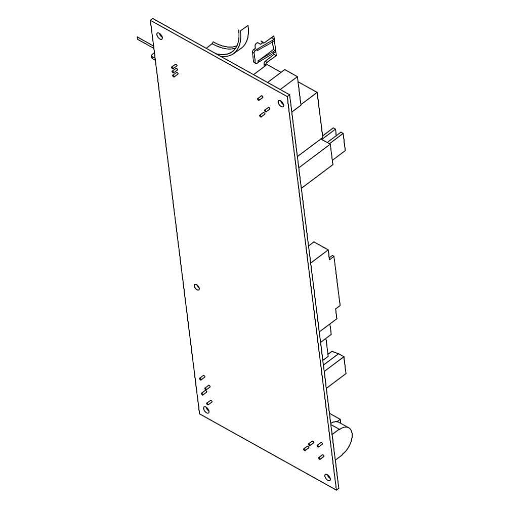 Part #wpw10686547, Microwave Electronic Control Board | 11.75 x 5.25 x 5.75