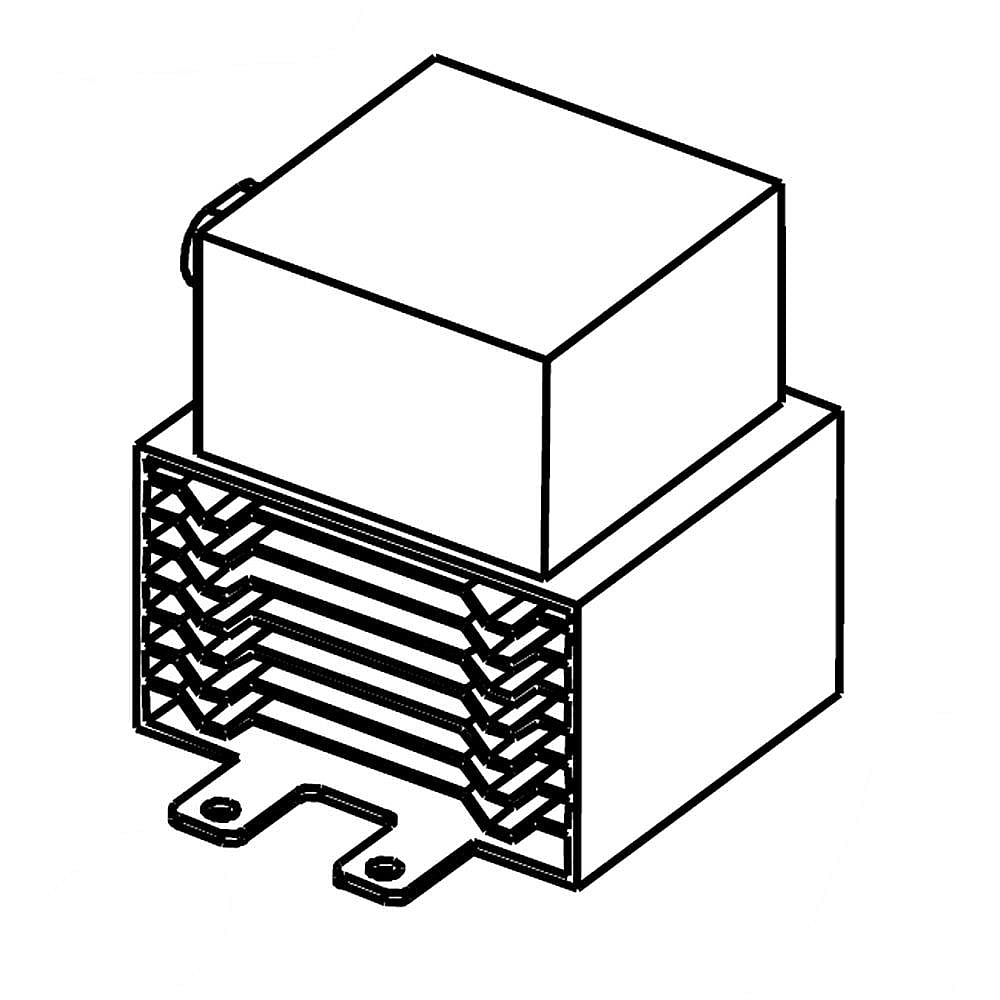 Part #wpw10693025, Microwave Magnetron (Replaces W10693025) / 7.00 x 6.00 x 7.00