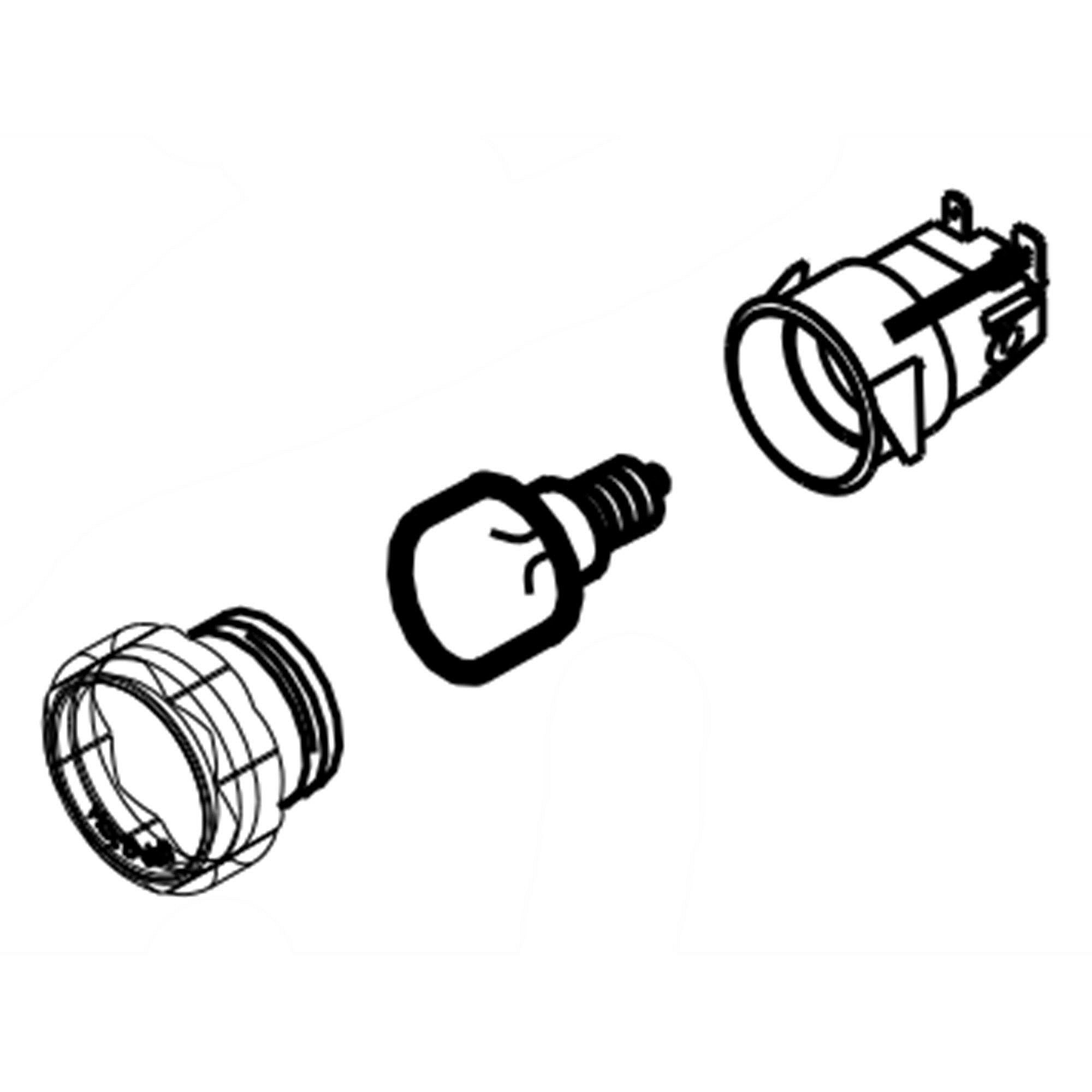 Part #wpw10734063, Rear Light 1 / 4.50 x 4.75 x 3.63