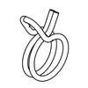 Washer Hose Clamp 370445
