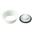 Garbage Disposal Sink Flange And Stopper Assembly (white) 4211506
