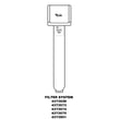 Filter Kit for Whirlpool WSC200YW0 - Part 4373573