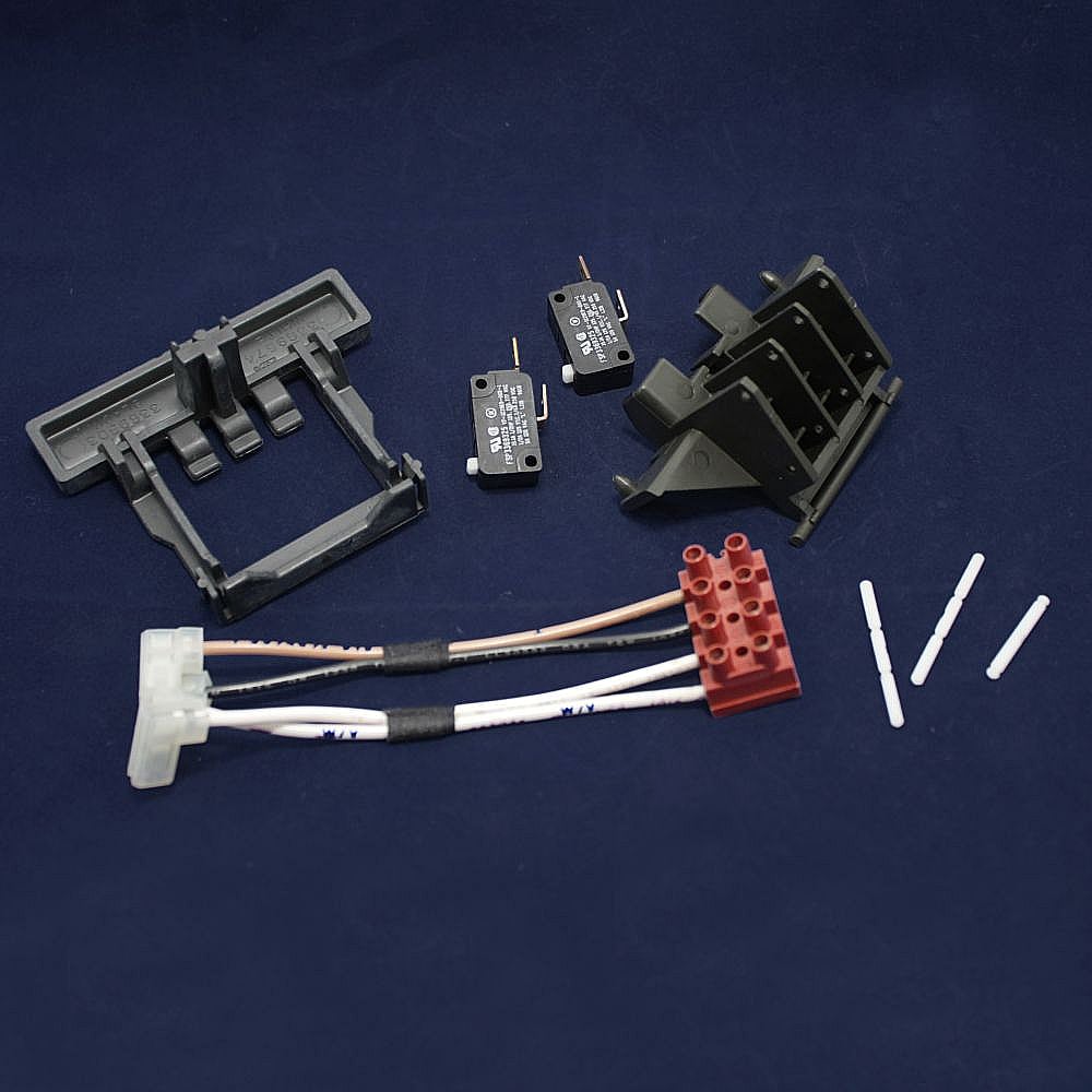 Part #4387485, Dishwasher Door Switch And Latch Kit (Black) | 5.75 x 5.25 x 2.00