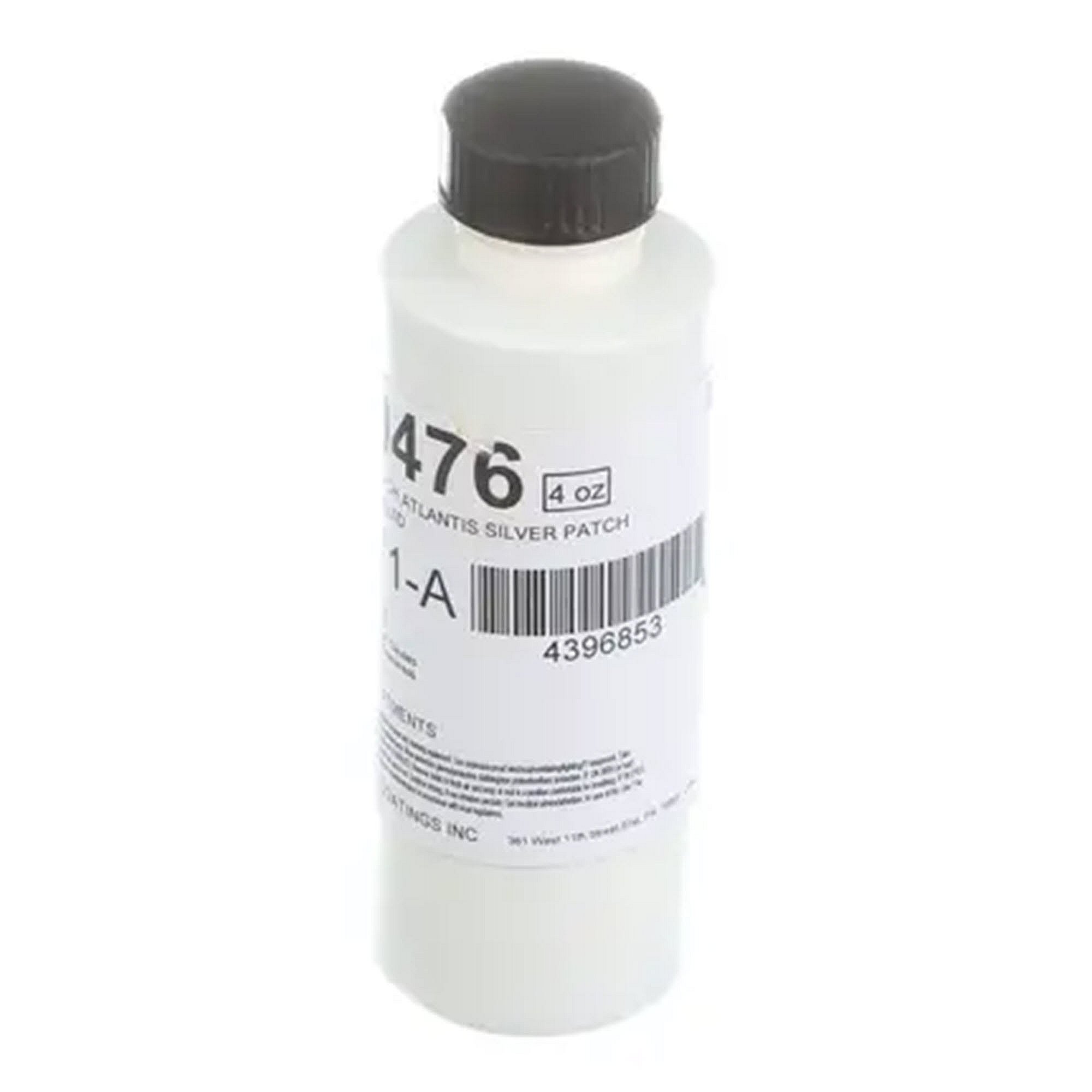 Part #4396853, Magic Chef Dishwasher Dishrack Vinyl Touch-Up Paint, 4-Oz (Silver Atlantis) / 4.75 x 1.75 x 1.75