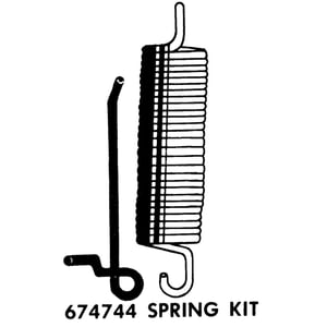 Dishwasher Door Spring Kit 674744