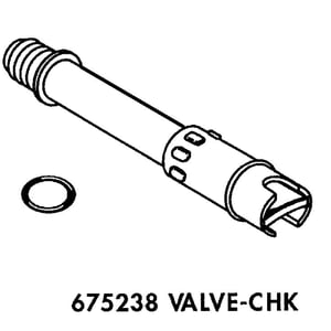 Dishwasher Check Valve (replaces 300800, 3369482, 3371226, 719927, 719930, 719950) 675238