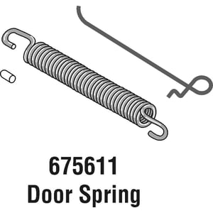 Dishwasher Door Spring 675611