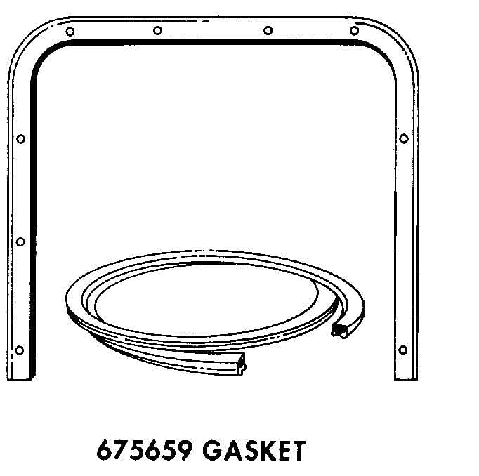 Photo of Dishwasher Door Seal from Repair Parts Direct
