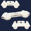 Dishwasher Lower Dishrack Wheel And Transport Assembly for KitchenAid KUDI25CHBS0 - Part 8051252