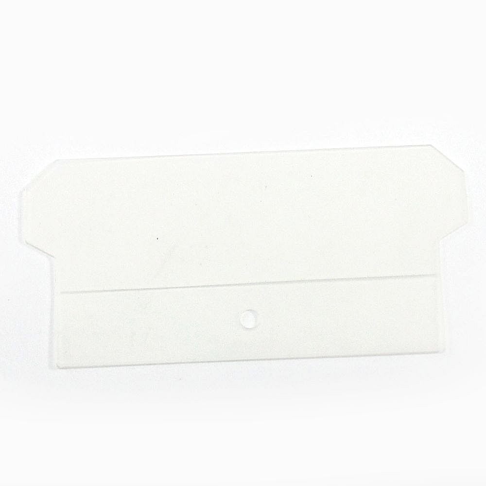Part #wp8268933, Dishwasher Door Inner Panel Splash Guard / 3.37 x 1.62 x 0.12