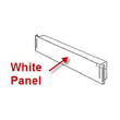 Dishwasher Toe Panel (white) for Kenmore Elite 66516272401 - Part 8270027
