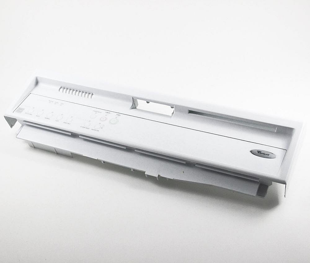 Part #wp8535167, Dishwasher Control Panel And Overlay (White) / 9.00 x 3.00 x 24.75