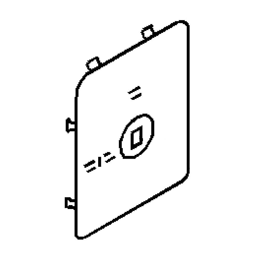 Part #9870356, Switch Plate / 0.75 x 4.75 x 6.50