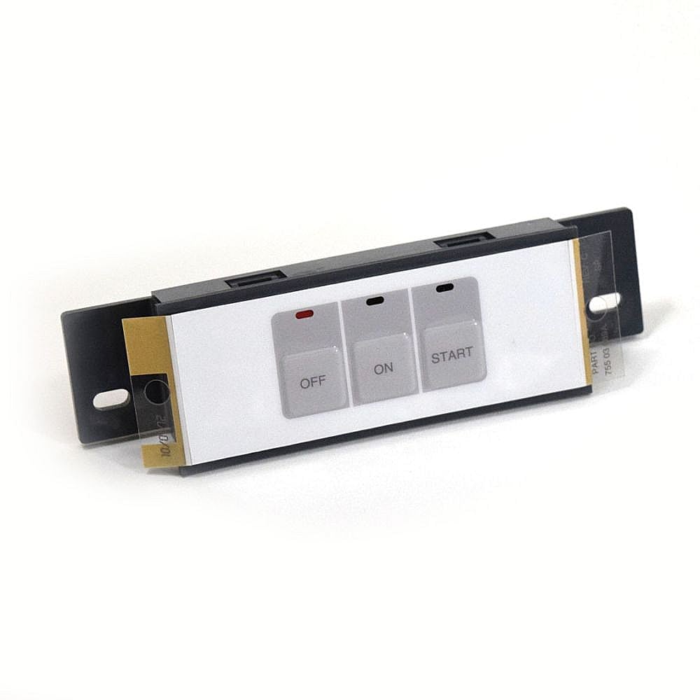 Part #wp9871567, Trash Compactor On/off Switch Assembly (White) / 6.50 x 2.37 x 1.50