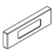 Trash Compactor Control Panel Insert Cover (stainless) 9872162S