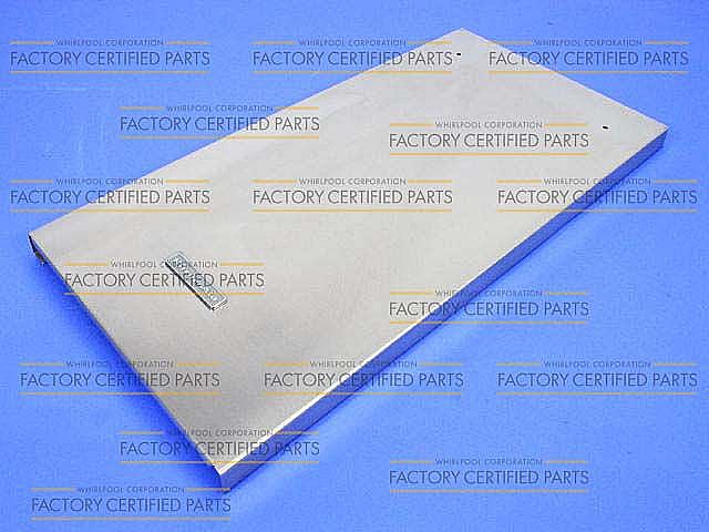 Part #w10714558, Trash Compactor Drawer Outer Panel (Stainless) / 34.50 x 17.50 x 3.25