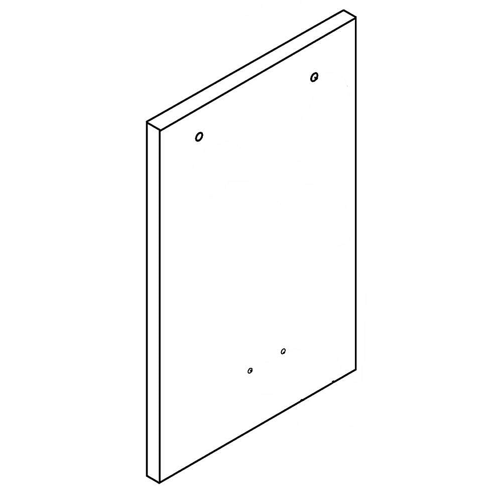 KitchenAid Part #9872241W, Dishwasher Panel | 25.00 x 15.00 x 1.00