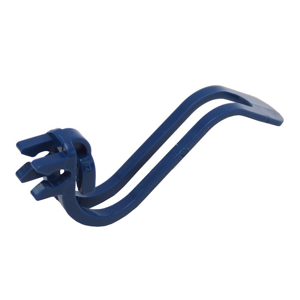 Part #wpw10077844, Dishwasher Dishrack No-Flip Clip (Replaces W10077844) / 3.12 x 0.62 x 0.12