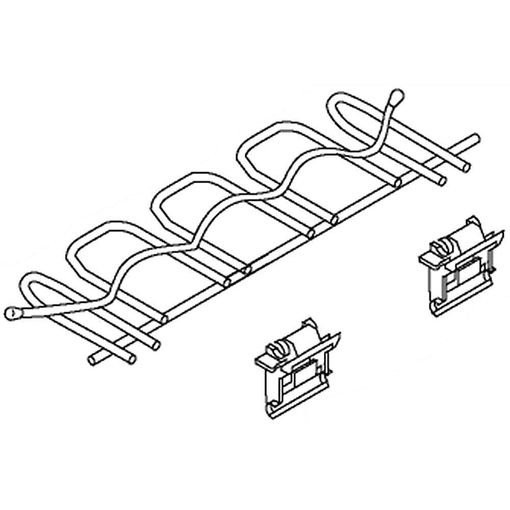 Part #w10082805, Cup Shelf / 11.75 x 4.75 x 1.00