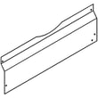 Dishwasher Panel for Whirlpool DU018DWTQ0 - Part W10181594