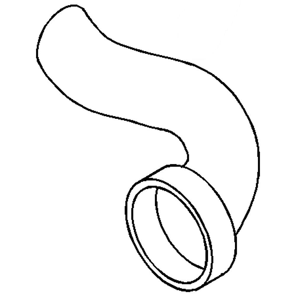Part #w10181634, Dishwasher Drain Hose / 4.00 x 2.00 x 1.00