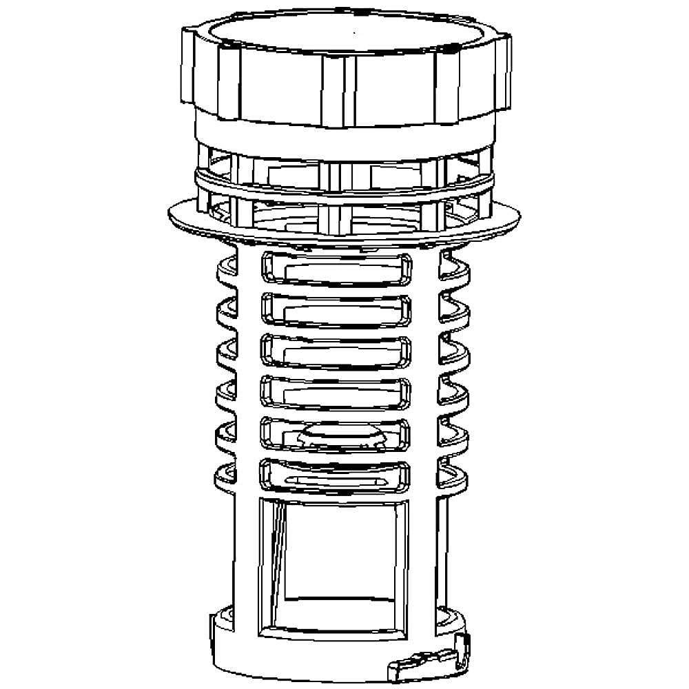 Whirlpool Part #w10181659, Drain Filter | 4.75 x 0.50 x 0.50