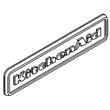 Dishwasher Nameplate for KitchenAid KUDH03DTBL3 - Part W10185030