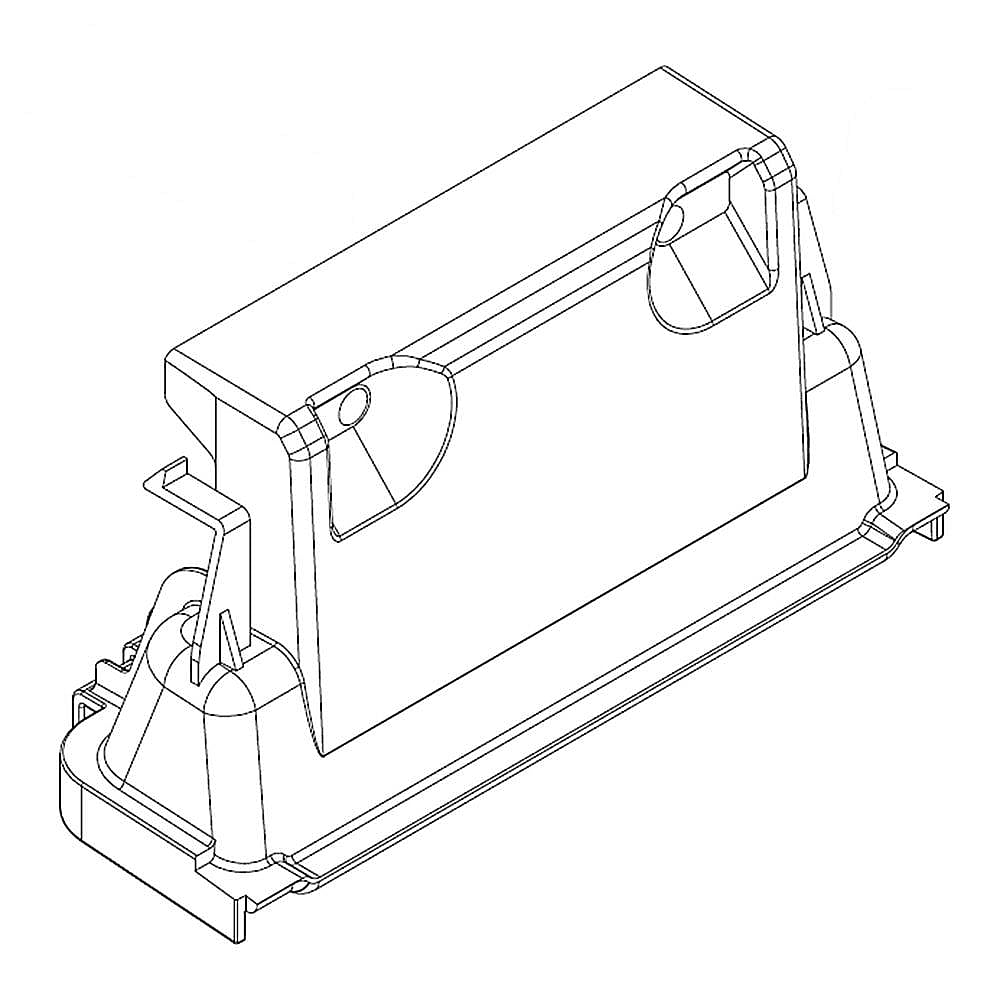 Kenmore Part #w10194912, Dishwasher Door Handle | 5.50 x 2.25 x 3.25