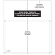 Dishwasher Template, 6-in for KitchenAid KDTE704DPA0 - Part W10195005