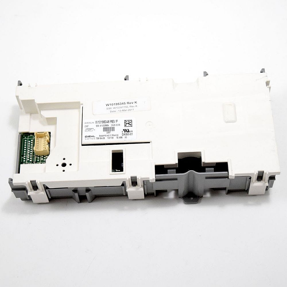 Kenmore Part #w10195345, Dishwasher Electronic Control Board | 6.00 x 5.00 x 9.00