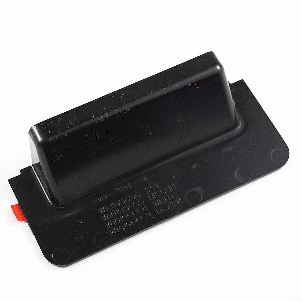 Part #w10195653, Dishwasher Door Handle (Black) / 6.00 x 2.00 x 6.00
