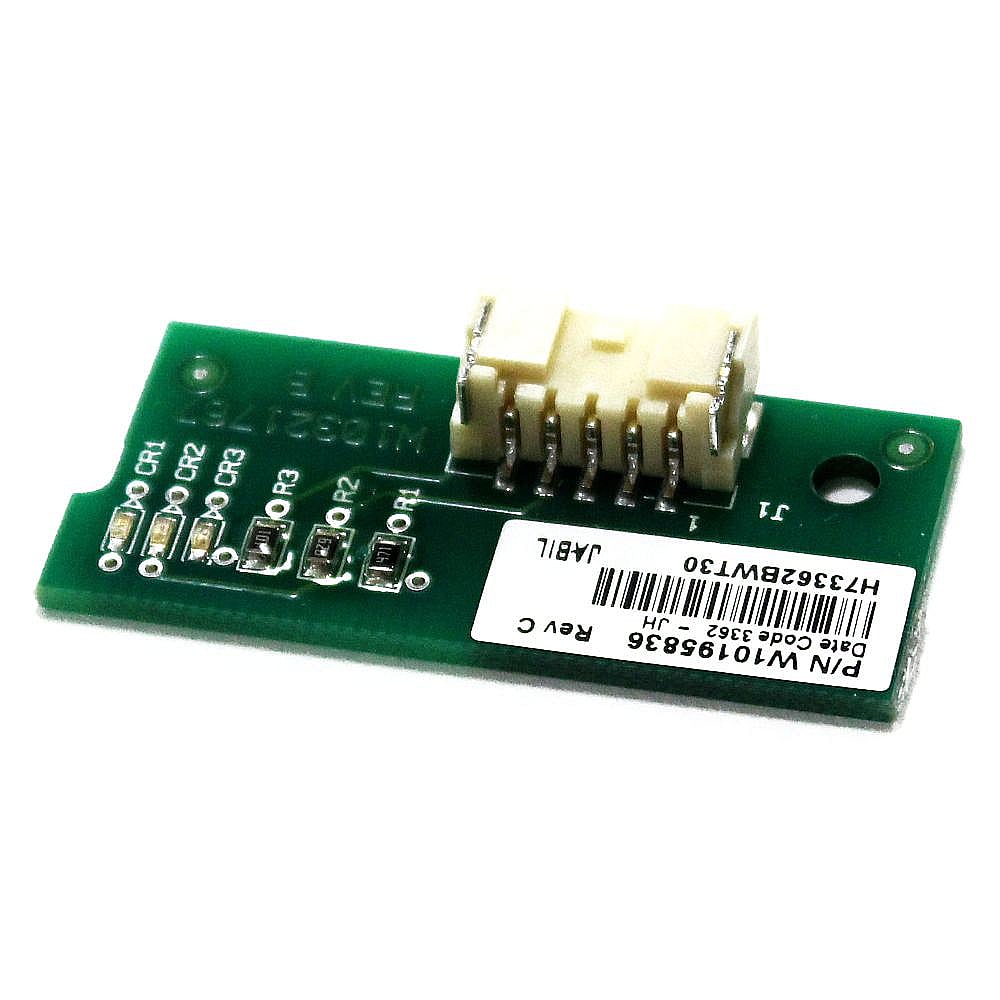 Part #wpw10195836, Dishwasher Cycle Status Indicator Light Board / 4.50 x 4.75 x 3.63