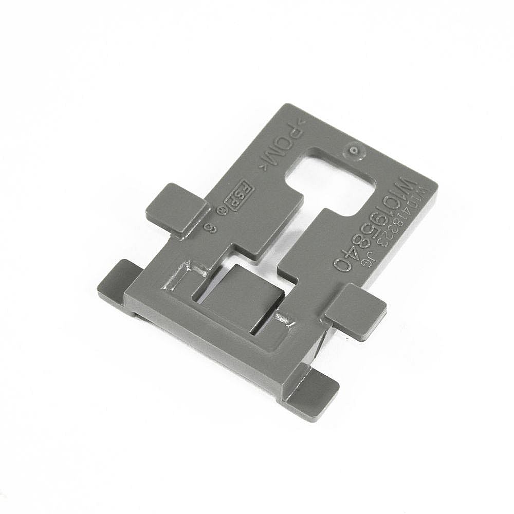 Part #wpw10195840, Whirlpool Dishwasher Dishrack Adjuster Arm Positioner Clip (Replaces W10195840, W10418323) / 1.00 x 7.09 x 5.91
