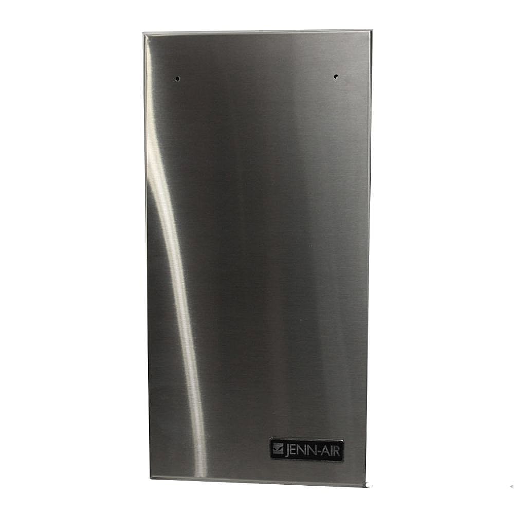 Part #w10197421, Jenn-Air Trash Compactor Drawer Outer Panel (Stainless) / 17.44 x 3.38 x 34.69