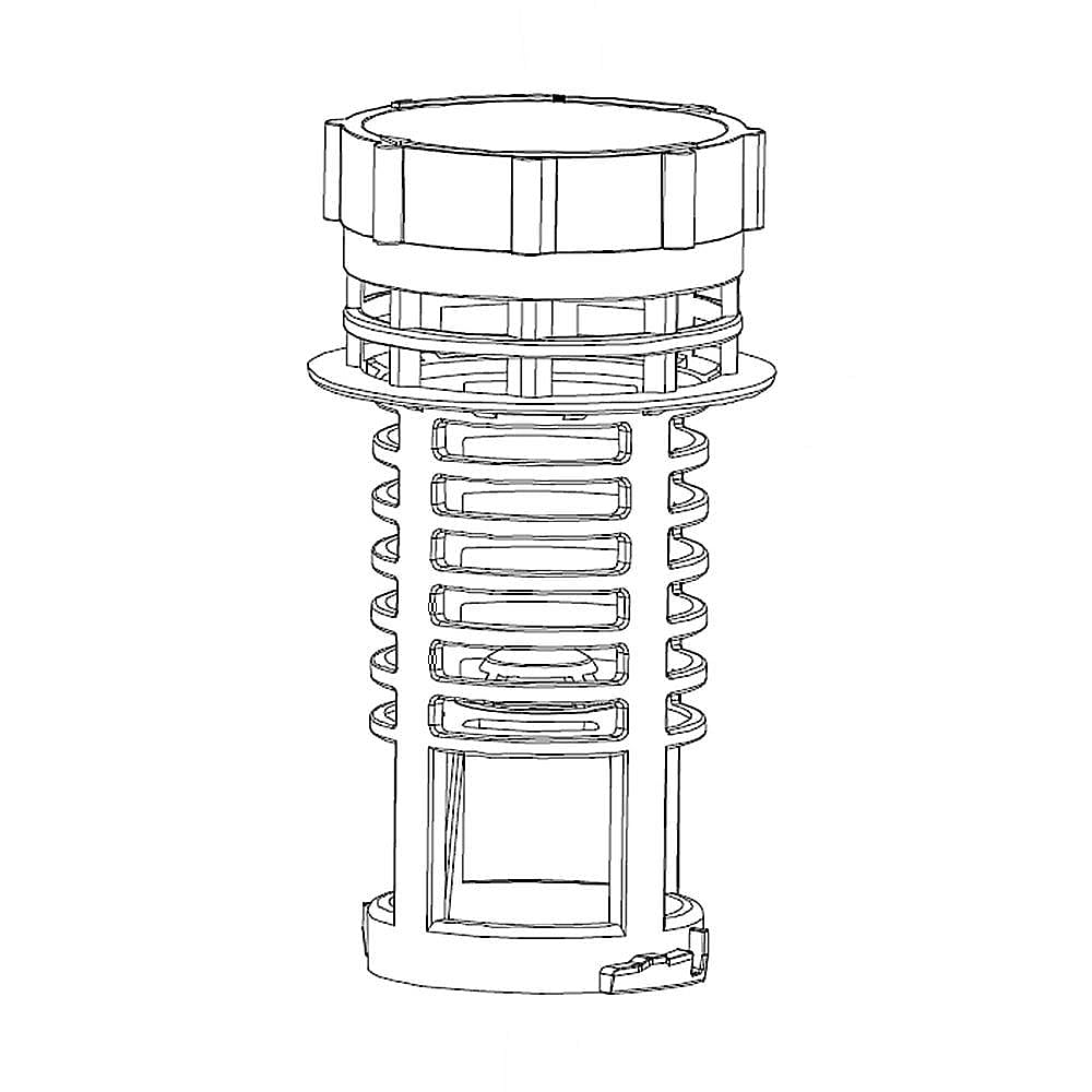 Part #w10222002, Drain Filter / 1.00 x 2.00 x 2.00