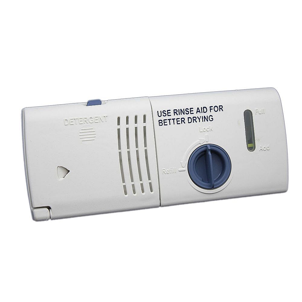 Part #wpw10224428, Whirlpool Dishwasher Detergent Dispenser (Replaces W10224428) / 8.25 x 3.50 x 2.00