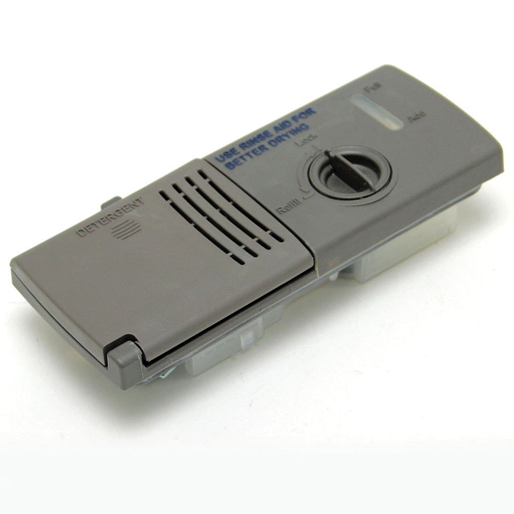 Part #wpw10238413, Dishwasher Detergent Dispenser Assembly / 8.37 x 3.62 x 2.00