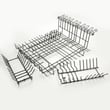 Dishwasher Dishrack for Kenmore Elite 46513333600 - Part W10277558